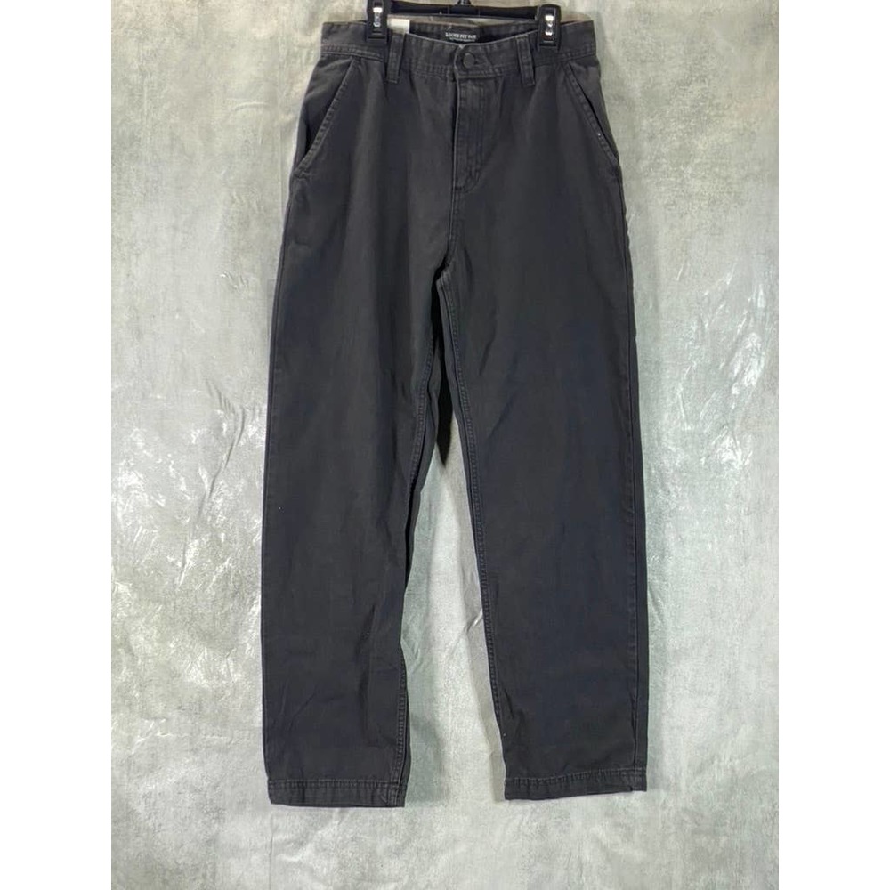 Cotton:On Men's Black Canvas Loose-Fit Pants SZ 28